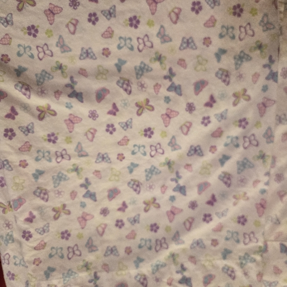 Colorful Butterfly Patterned Full Size Sheets
